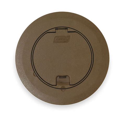 steel city round floor box single outlet covers|commercial electrical round metal box.